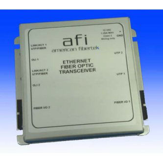 American Fibertek Ethernet - 2 FX Fiber Port + 2 RJ45 Port